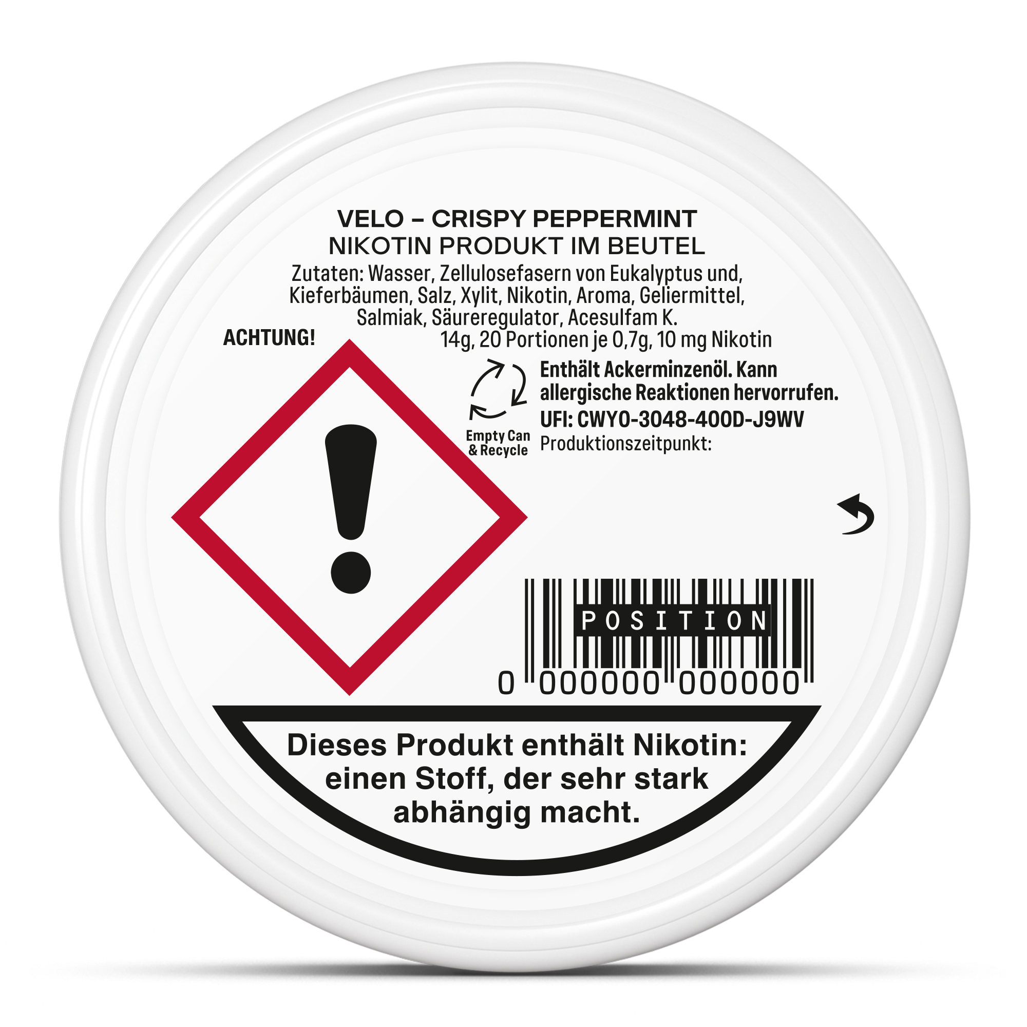 Crispy Peppermint 10mg HKR26 Limited Edition