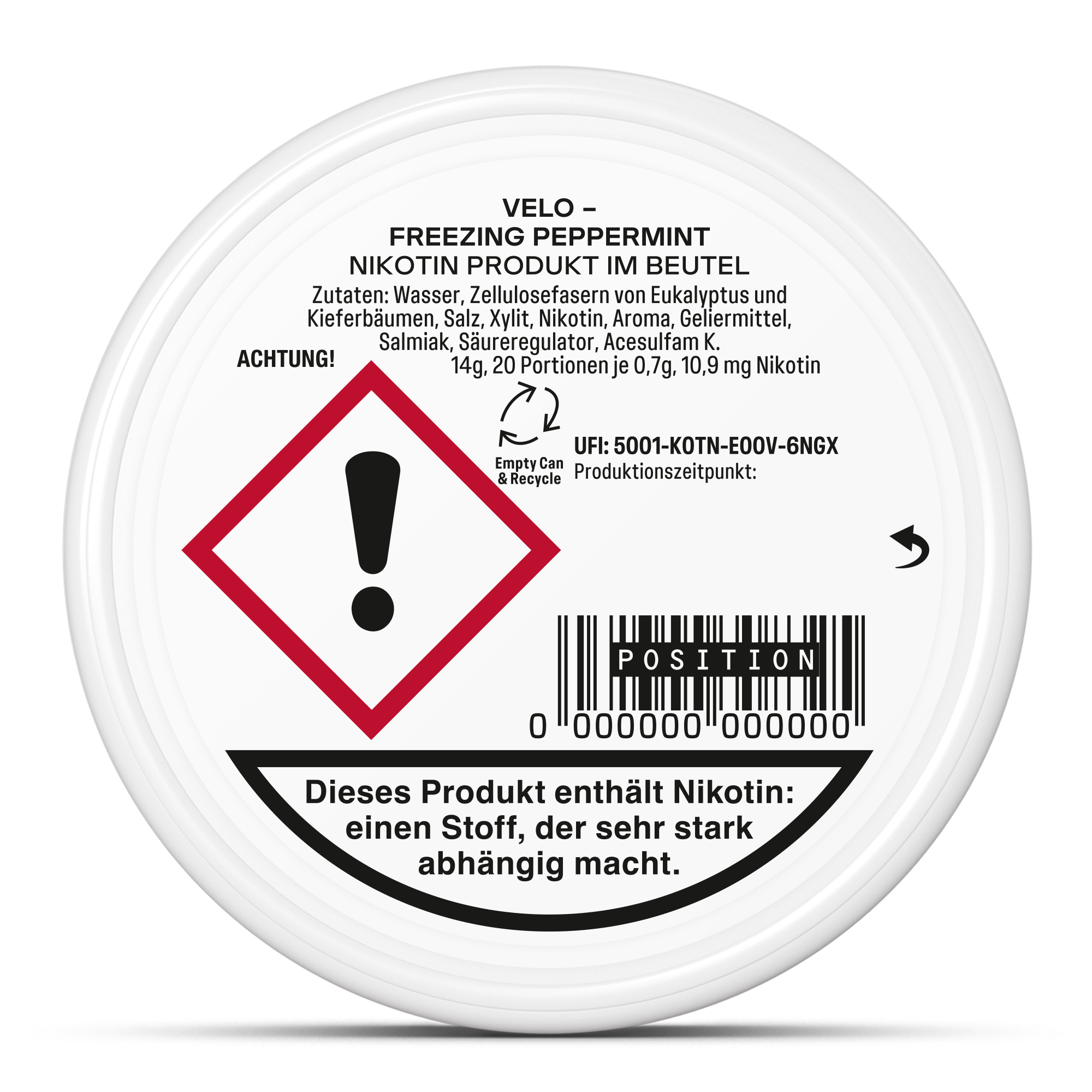 Freezing Peppermint 10.9mg HKR26 Limited Edition