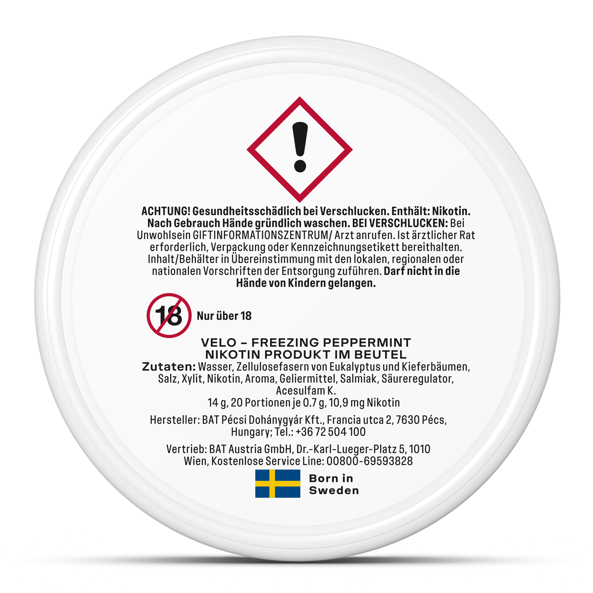 Freezing Peppermint 10.9mg HKR26 Limited Edition